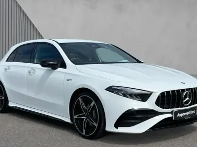 Used Mercedes A35 AMG Premium 306 HP (225 kW) 2025 Polar white