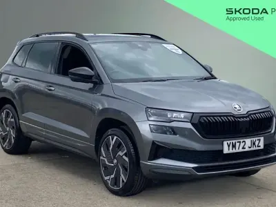 Begagnad Skoda Karoq SportLine 190 HK (139 kW) 2023 Grå SUV