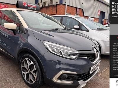 Used Renault Captur GT-Line 90 HP (66 kW) 2018 Blue/cream SUV