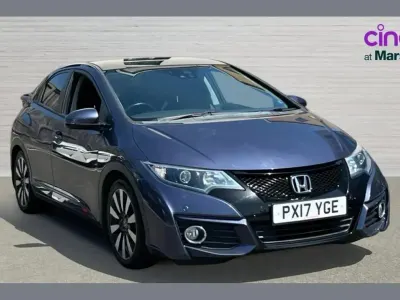 Used Honda Civic SR 139 HP (102 kW) 2017 Blue Hatchback
