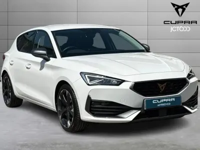 Used Cupra Leon 150 HP (110 kW) 2024 White Hatchback
