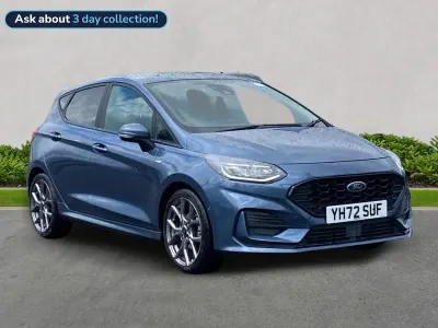 Used Ford Fiesta ST-Line 125 HP (91 kW) 2023 Blue Hatchback