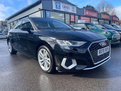 Begagnad Audi A3 Sport 2020 Svart Sedan