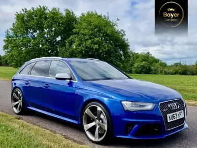 Usado Audi RS4 Advanced 450 HP (330 kW) 2013 Azul Carrinha