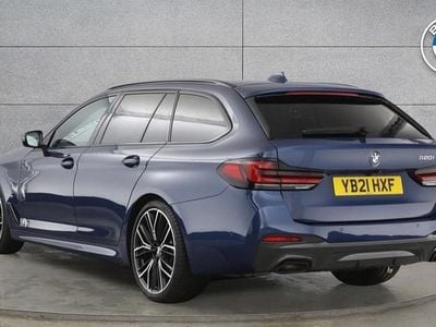 Used BMW 520 M Sport 192 HP (141 kW) 2021 Blue Estate