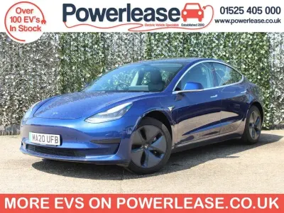 Used Tesla Model 3 Standard Range 177 kW (241 HP) 2020 Blue Sedan