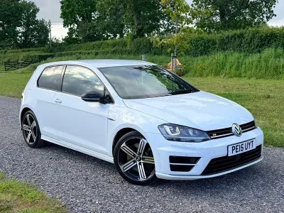 Used VW Golf VII R 300 HP (220 kW) 2015 White Hatchback