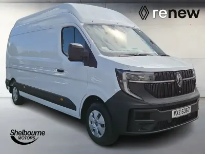 New Renault Master 2026 Solid  mineral white  MPV