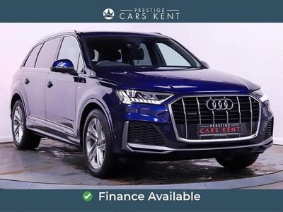Used Audi Q7 S-Line 340 HP (250 kW) 2022 Blue SUV