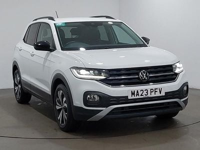Used VW T-Cross Black Edition 110 HP (80 kW) 2023 White SUV