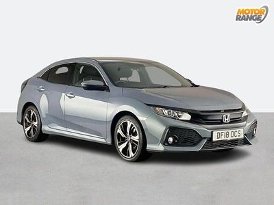 Begagnad Honda Civic SR 126 HK (92 kW) 2018 Grå Halvkombi