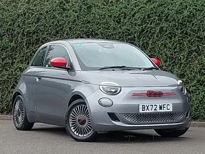 Used Fiat 500e Red 86 kW (118 HP) 2022 Grey Hatchback