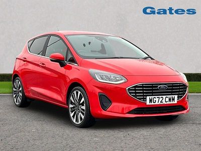 Red Used 2022 Ford Fiesta Titanium X Hatchback | £14,299 (Fair price)