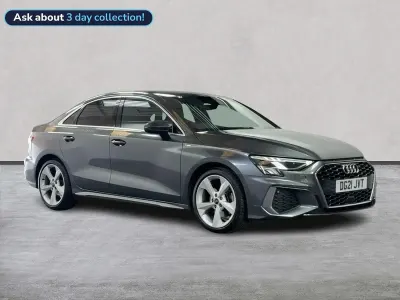Used Audi A3 S-Line 110 HP (80 kW) 2021 Grey Sedan