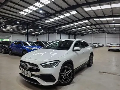 Begagnad Mercedes GLA220 AMG line 190 HK (139 kW) 2021 Vit SUV