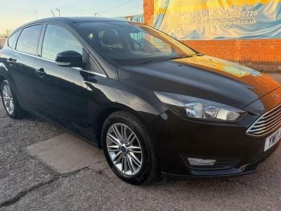 Used Ford Focus Zetec 120 HP (88 kW) 2017 Black Hatchback