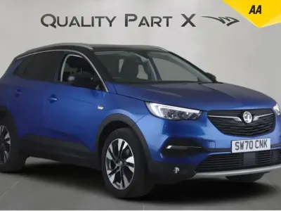 Used Vauxhall Grandland X SRi 130 HP (95 kW) 2020 Blue SUV