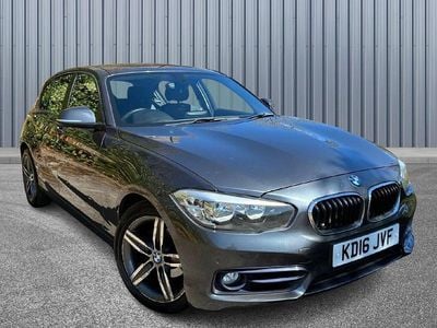 Usado BMW 118 Sport Line 2016 Cinzento Citadino