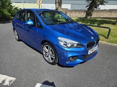 Used BMW 216 M Sport 116 HP (85 kW) 2016 Blue MPV