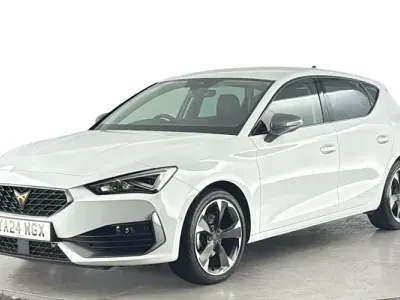 Used Cupra Leon 150 HP (110 kW) 2024 White Hatchback