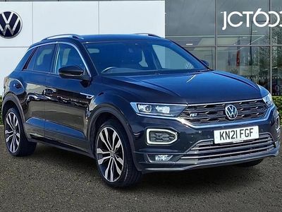 Used VW T-Roc R-line 150 HP (110 kW) 2021 Black SUV