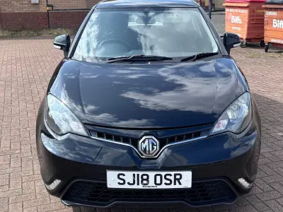 Used MG MG3 106 HP (77 kW) 2018 Black Hatchback