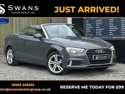 Used Audi A3 Cabriolet Sport 110 HP (80 kW) 2016 Grey Cabriolet