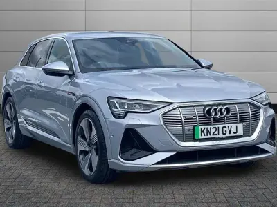Used Audi e-tron S-Line 300 kW (408 HP) 2021 Silver SUV