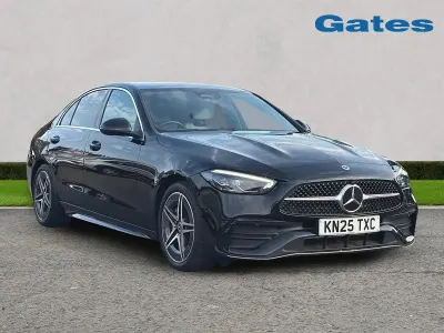 Used Mercedes C200 AMG line 2025 Black Sedan