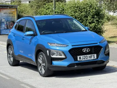 Used Hyundai Kona 120 HP (88 kW) 2020 Blue SUV