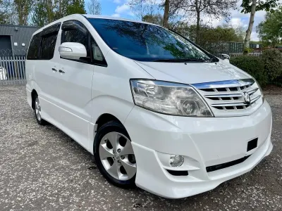 Used Toyota Alphard Edition 159 HP (116 kW) 2008 Pearl white MPV