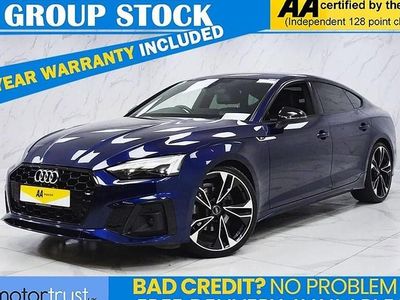 Used Audi A5 Sportback Advanced 163 HP (119 kW) 2020 Blue Hatchback