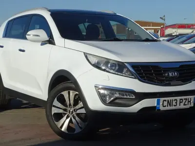 Używany Kia Sportage 115 KM (84 kW) 2013 Biały SUV