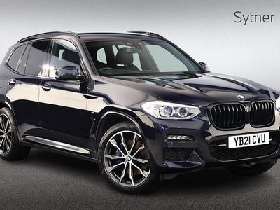 Used BMW X3 M Sport 187 HP (137 kW) 2021 Black SUV