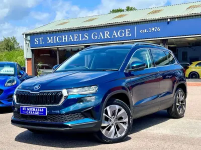 Used Skoda Karoq SE L 150 HP (110 kW) 2023 Blue SUV