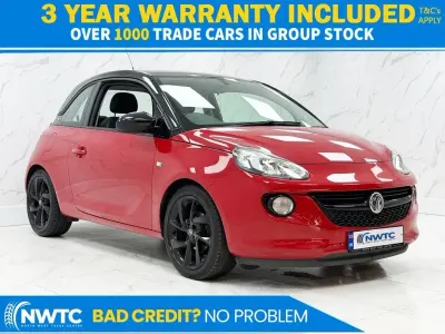 Used Vauxhall Adam 70 HP (51 kW) 2018 Red Hatchback