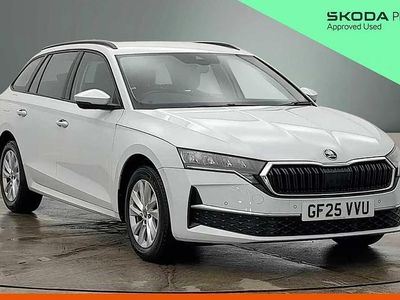 Used Skoda Octavia SE Technology 113 HP (83 kW) 2025 Moon white metallic Estate