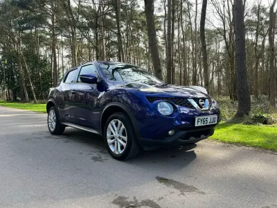 Second-hand Nissan Juke Acenta Premium 117 CP (86 kW) 2015 Albastru SUV