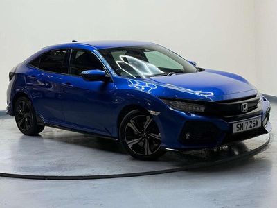 Blue Used 2017 Honda Civic Sport Hatchback | £12,495 (Fair price)