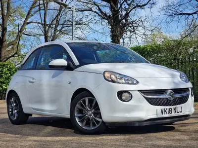 Used Vauxhall Adam Unlimited 87 HP (63 kW) 2018 White Hatchback