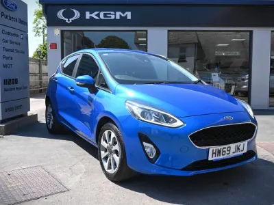 Used Ford Fiesta Trend 85 HP (62 kW) 2019 Blue Hatchback