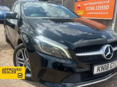 Used Mercedes A180 Sport Edition 109 HP (80 kW) 2018 Black Hatchback