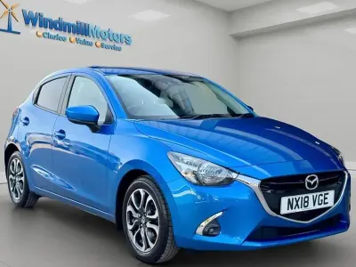 Used Mazda 2 Inclusive 90 HP (66 kW) 2018 Blue Hatchback