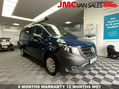 Used Mercedes Vito Progressive 136 HP (100 kW) 2021 Blue Van