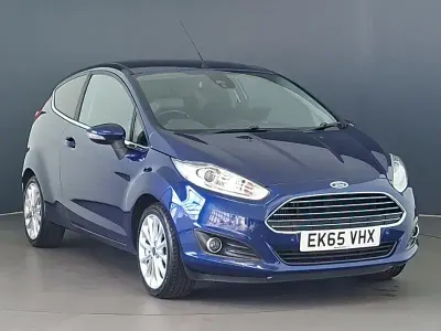 Used Ford Fiesta Titanium X 125 HP (91 kW) 2015 Blue Hatchback
