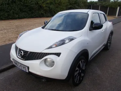 Used Nissan Juke N-TEC 110 HP (80 kW) 2013 White SUV