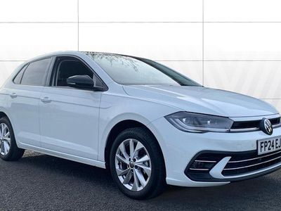 Used VW Polo Style 95 HP (69 kW) 2024 White Hatchback