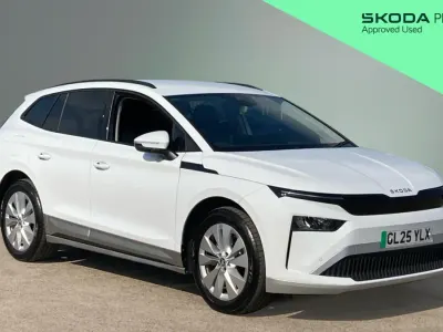 Used Skoda Enyaq iV SE L 150 kW (204 HP) 2025 White SUV