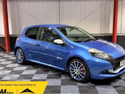 Used Renault Clio 201 HP (147 kW) 2010 Blue Hatchback