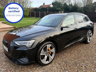 Usado Audi e-tron Advanced 300 kW (408 HP) 2021 Preto SUV